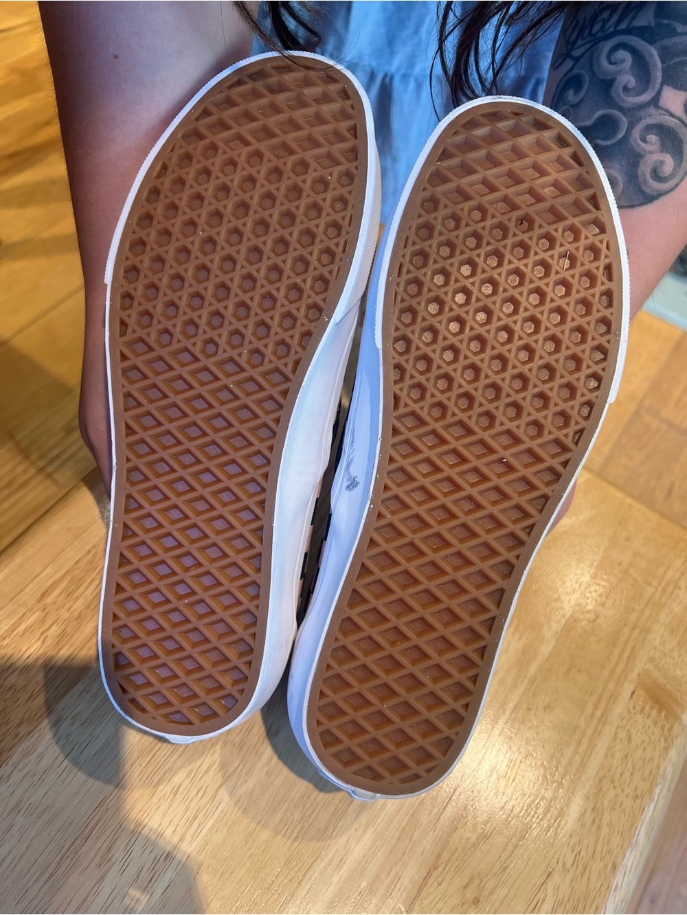 Vans Slip-On Checkerboard Sneakers - Pink and Black - Picture 2 of 4